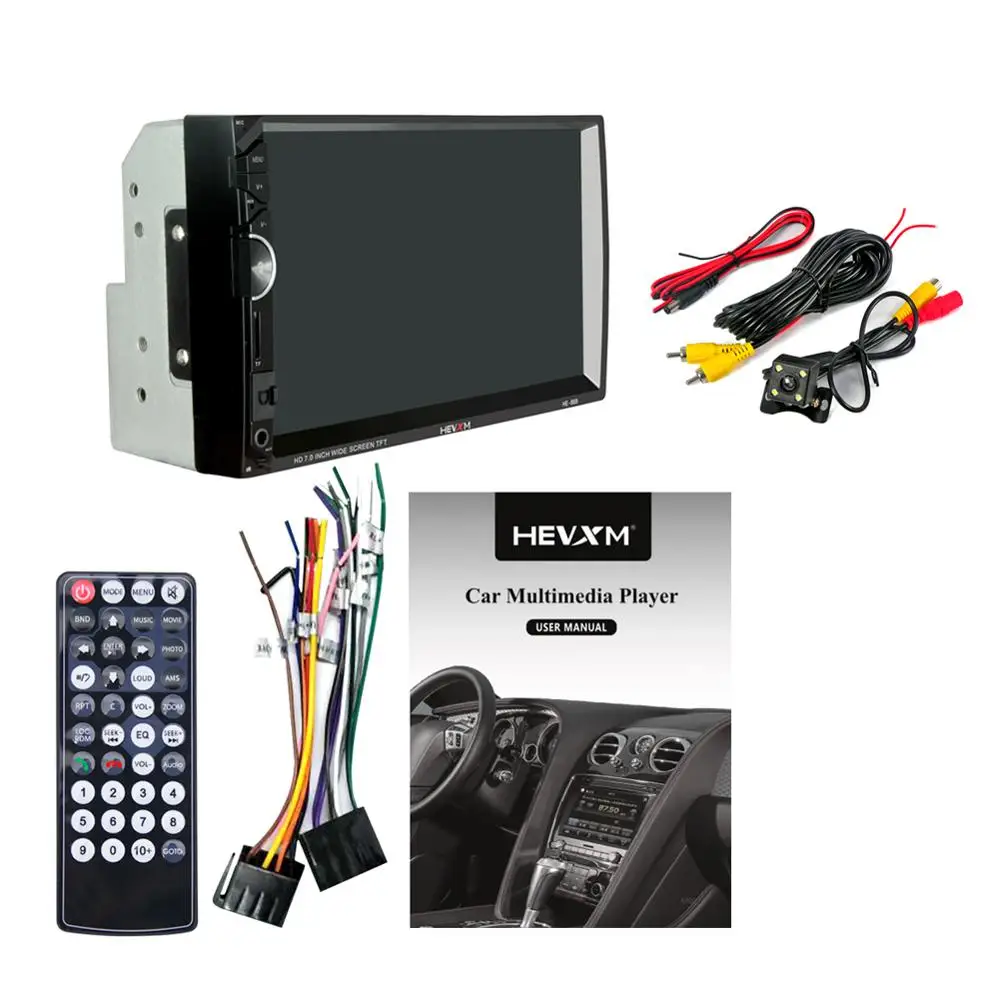 Автомагнитола для автомобиля мультимедийный MP5 плеер 2 Din с 7 &quotрадио Bluetooth FM USB AUX