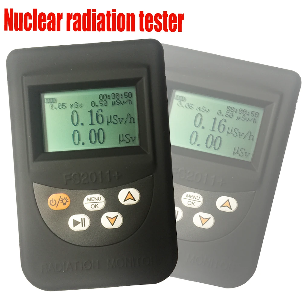 Nuclear radiation tester with Japanese / English Version System ,Personal dosimeter radiation alarm