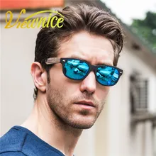 2017 Sun Glasses For Mens Polarized Sunglasses Oversized Man Retro Wrap eyewear Brand Designer Black Wooden Sunglasses Acetate