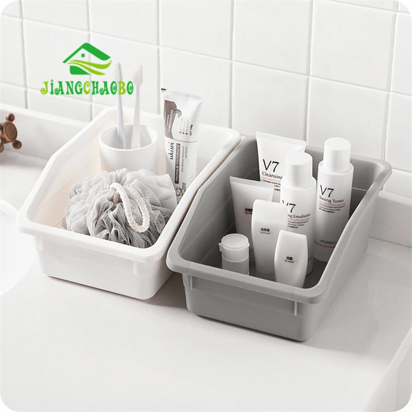 Jiangchaobo Desktop Plastic Storage Baskets Kitchen Snacks Plastic Storage Baskets Kitchen