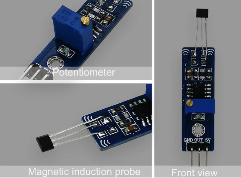 5 шт./лот модуль датчика Холла магнитный переключатель скорость подсчета сенсор модуль для Arduino умный автомобиль