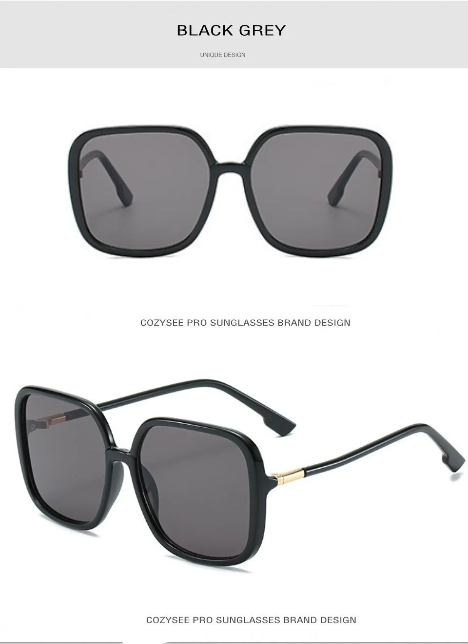 Винтажные негабаритные Квадратные Солнцезащитные очки для женщин мужские роскошные брендовые черные градиентные линзы большая оправа солнцезащитные очки женские оттенки