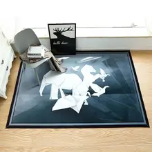 100*150 см Nordic Большой Слон Тигр фланель 3D нарисовал животного ковер ползком pad Сгущает игровой коврик не- скольжения ковер одеяло TAPIS