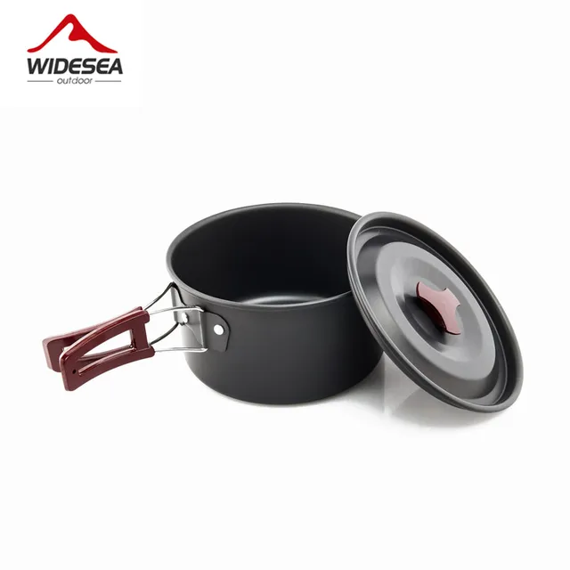 Widesea Camping cookware Outdoor picnic set 6
