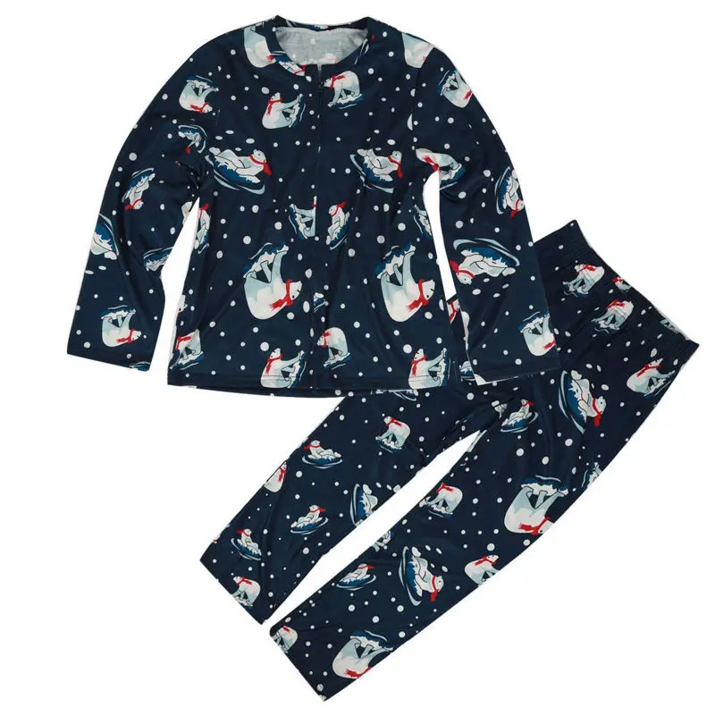 Комплект одинаковых рождественских пижам для всей семьи; одежда для сна с рисунком оленя для женщин и детей; Модная одежда для сна для папы и детей; новогодние Семейные комплекты - Цвет: PAPA