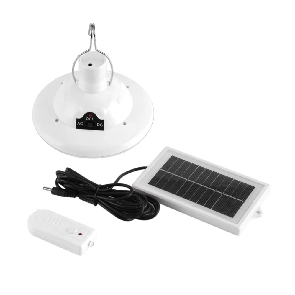 1x 22 LED Outdoor Solar light Hooking Camp Garden Lighting W/Remote Control USA 