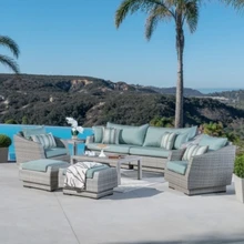 Классический стиль садовая мебель простой комплект диван и кресла