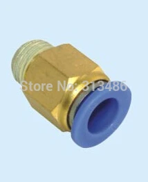 

2pcs 10MM thread G1/8 Pneumatic Quick Connect in pneumatic parts PC tube fittings PC10-01