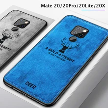 Мягкий чехол для телефона из ТПУ с тисненым рисунком оленя для huawei mate 20 pro x lite, чехол для honor 8x, чехол для mate20pro mate20 20x x8, чехлы для huawei honor 20 pro 9 10 lite, coque capa fundas