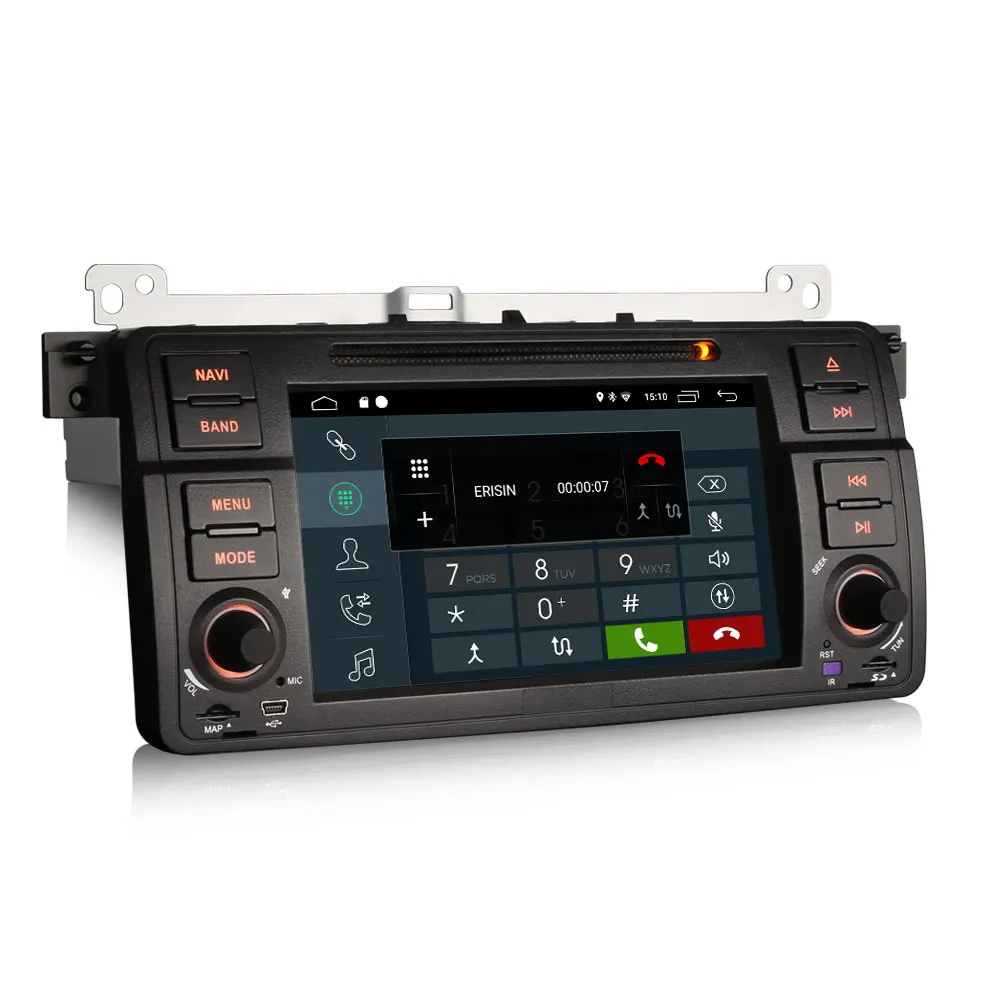 Excellent 7" Android 8.1 Oreo OS Car DVD Multimedia GPS Radio for BMW E46/318/320/325 1998-2006 & M3 1998-2006 with Split Screen Support 1