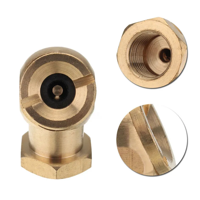 5 Solid Brass Tire Inflator Air Chucks 1//4 Npt