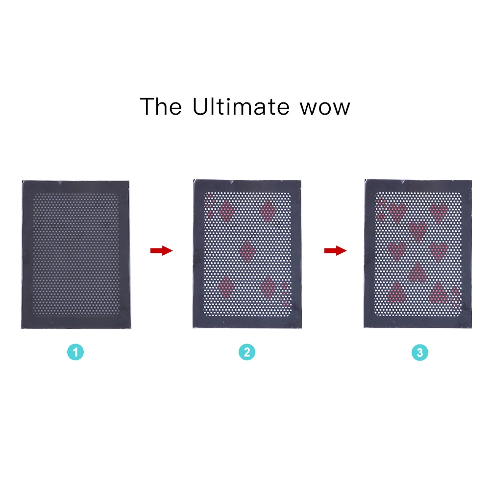 Волшебные трюки WOW 3 0 The Ultimate крупным планом магии специальная карта появляющаяся