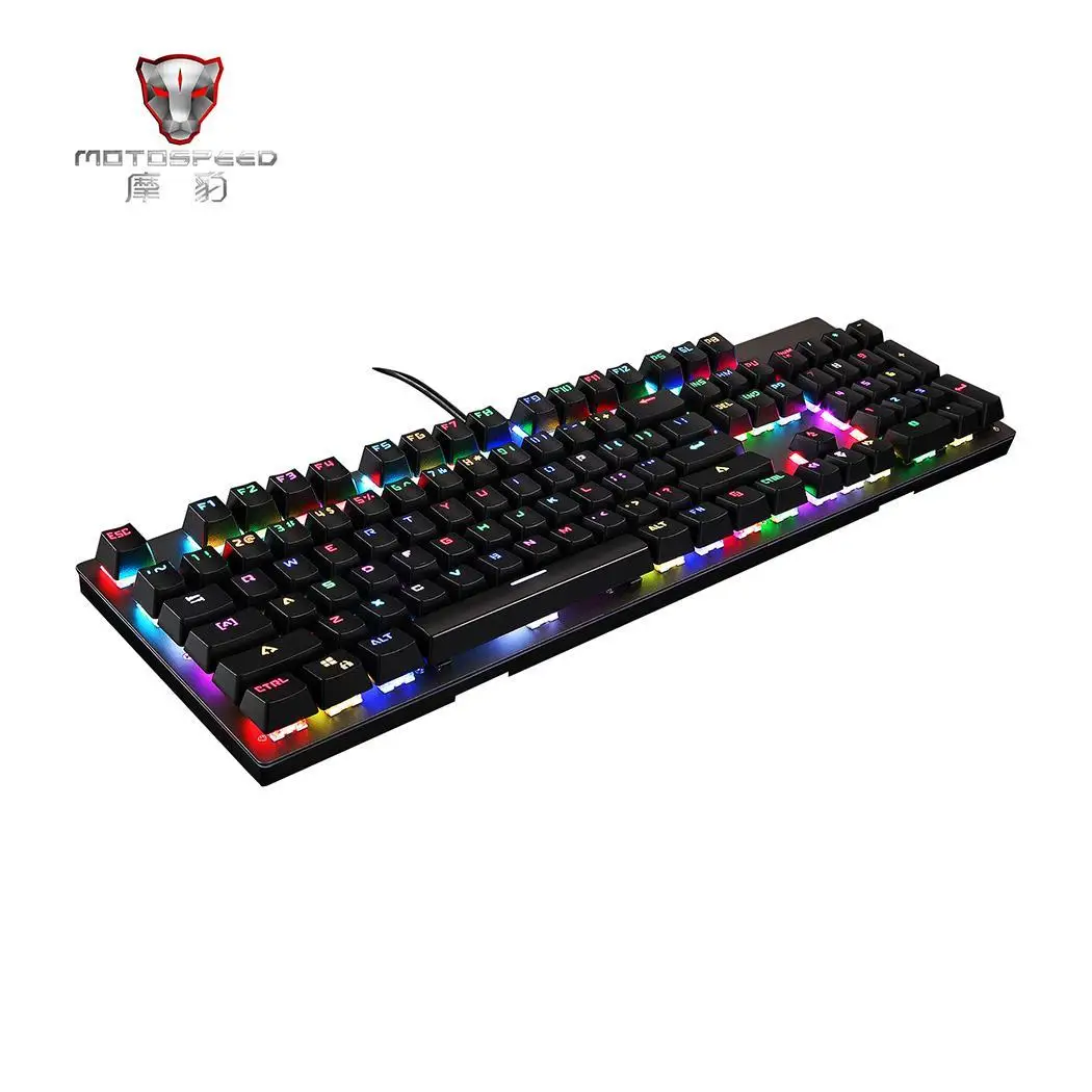 Motospeed CK89 NKRO механическая клавиатура Kailh Box Switch USB Проводная настоящая RGB подсветка