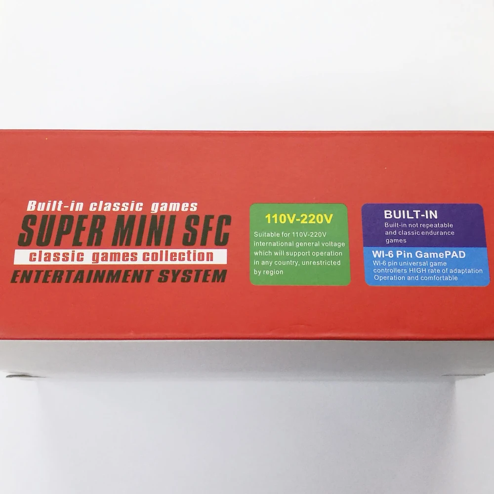 16 бит супер мини классическая ТВ игровая консоль Встроенная 100 игровая консоль система с 2 геймпадом Ретро коллекция видеоигр