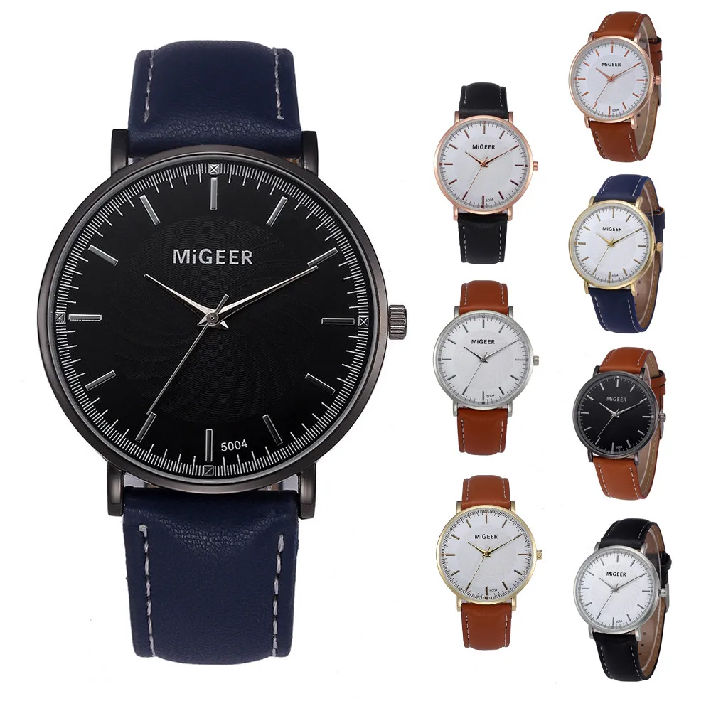 

Business Men Watches Brand Luxury Simple Temperament Belt Fashion Quartz Wrist Watch Casual Relogio Masculino Sports Saat Gift