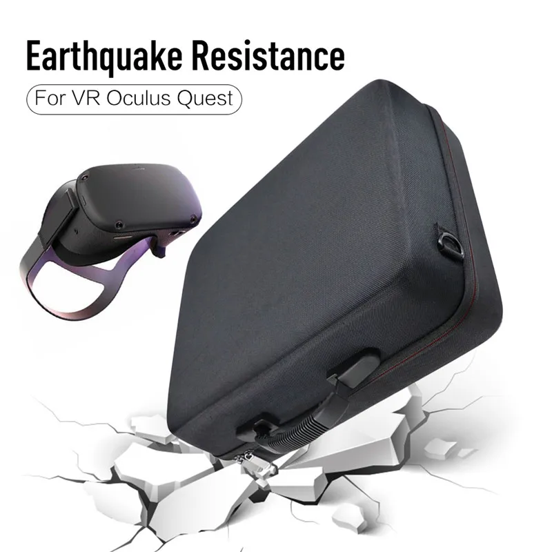 

Scratchproof Hard Carrying Case Storage Box Cover With Shoulder Strap Travel Case Compatible With The Oculus Quest All-in-one