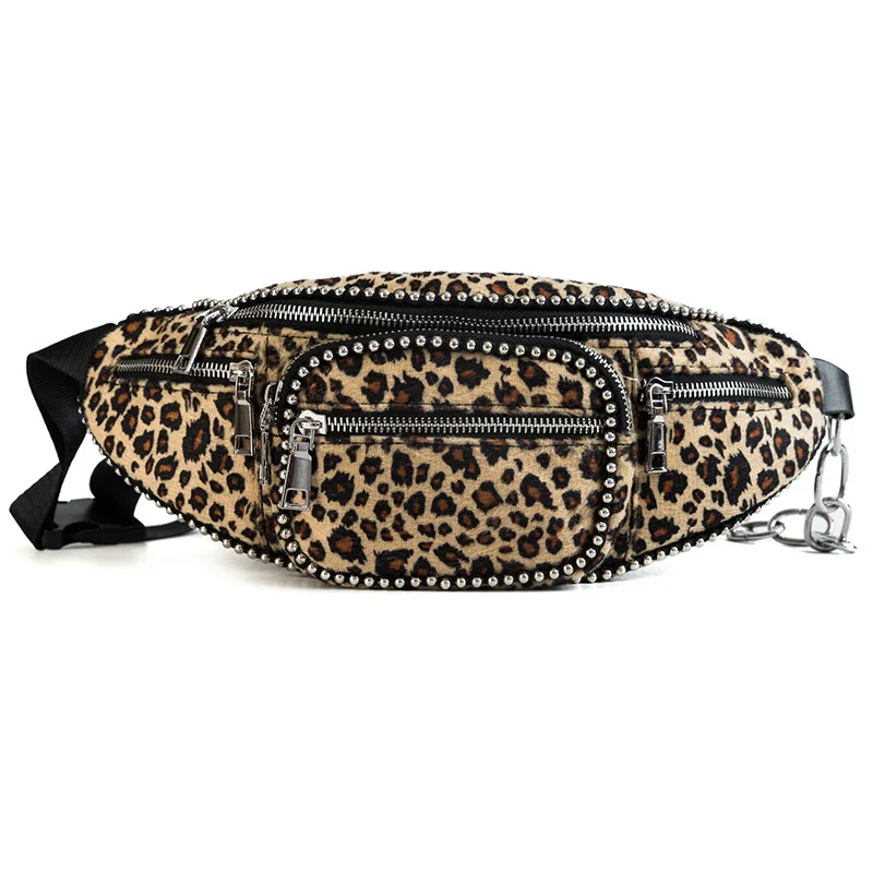 

Fanny Pack for Women Belt Bag Female Waist Bag Leopard Print Waist Fanny Packs Women Handbag Ladies Clutch Shoulder Bag Banana