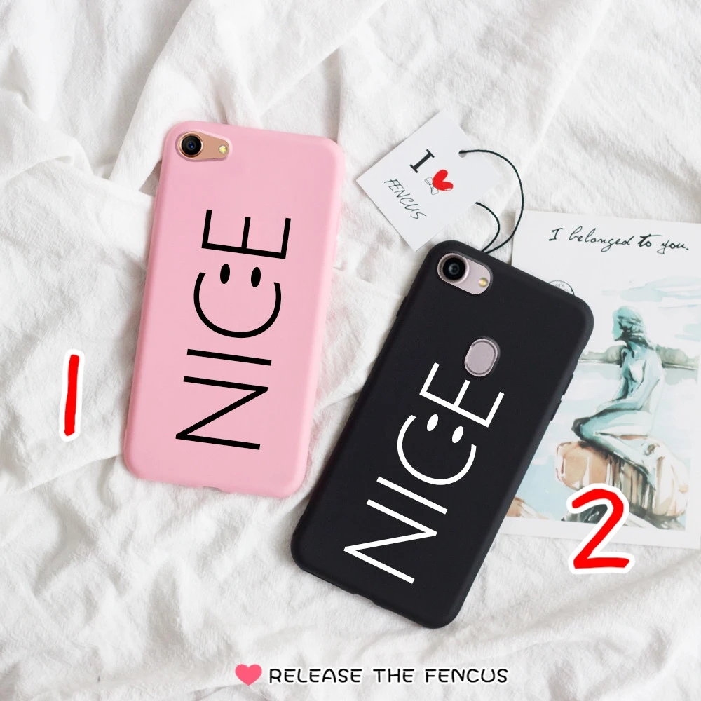 

FENCUS for Oppo F1 A35 A37 A37f Case Cover Couple Fashion Phone Cases Letter Nice Soft Case Luxury Coque Accessories