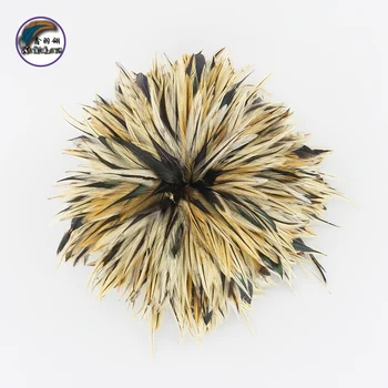 

4-8 Inch(10-20 cm)Chinese Manufacturer Wholesale Patterned Red Chicken Feather for DIY Earrings Jewelry