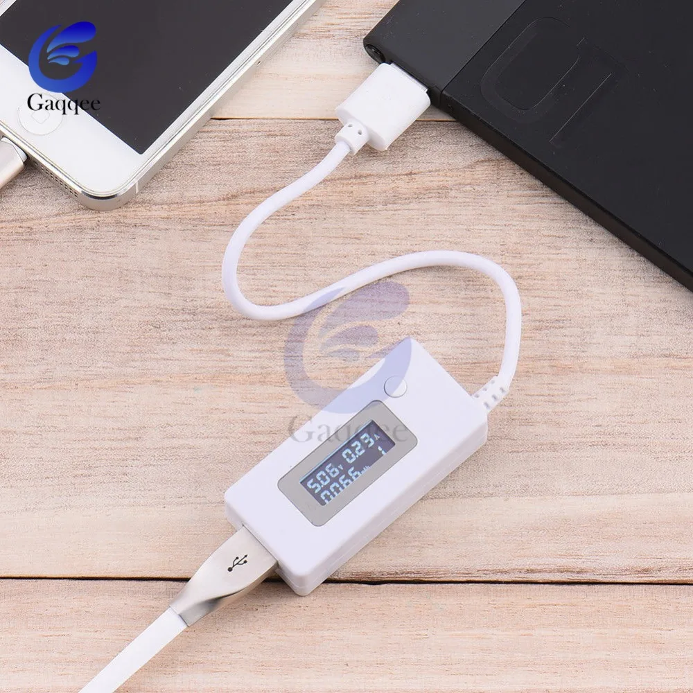 Портативный USB тестер с ЖК дисплеем измеритель напряжения и тока для мобильного