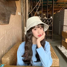 Женская шляпа весна и лето, милая мягкая шапка для сестры, Рыбацкая шапка с разрезным бантом, шапка для бассейна, уличная японская шляпа от солнца, Мужская Панама, шапочки