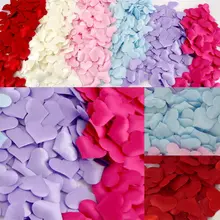 Новинка 100 шт конфетти в форме сердца оптом Милая ткань сердце красочные свадебные украшения любовь подарок