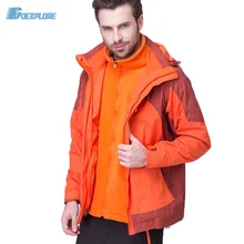 Goexplore теплая утепленная куртка мужской спорта на открытом воздухе лыжный Куртки кемпинг пальто Водонепроницаемый ветрозащитный восхождение куртка для мужчин