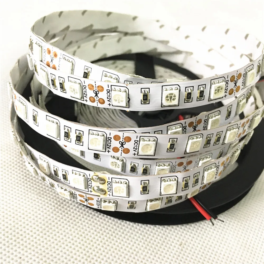 Smarstar DC 12 В SMD 5050 красный синий зеленый гибкий светодиодный УФ светильник мягкая