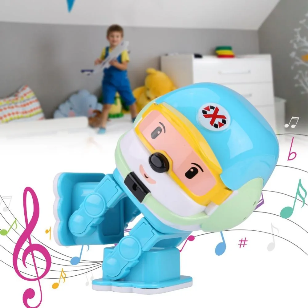Мини прекрасный RC умный робот инфракрасный пульт дистанционного управления раннего образования умный робот игрушка с светодиодный свет для детей