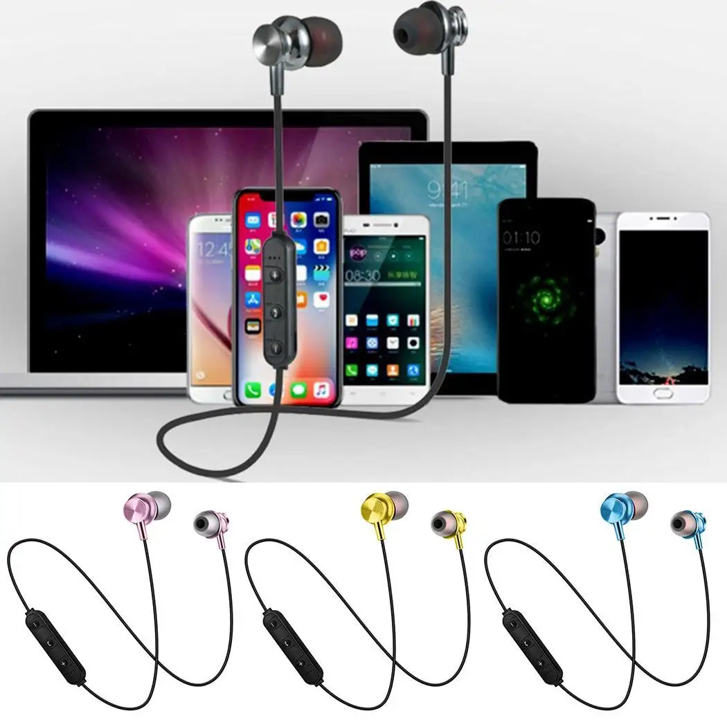 Беспроводные Bluetooth наушники V4.2 стерео спортивные водонепроницаемые XT 11