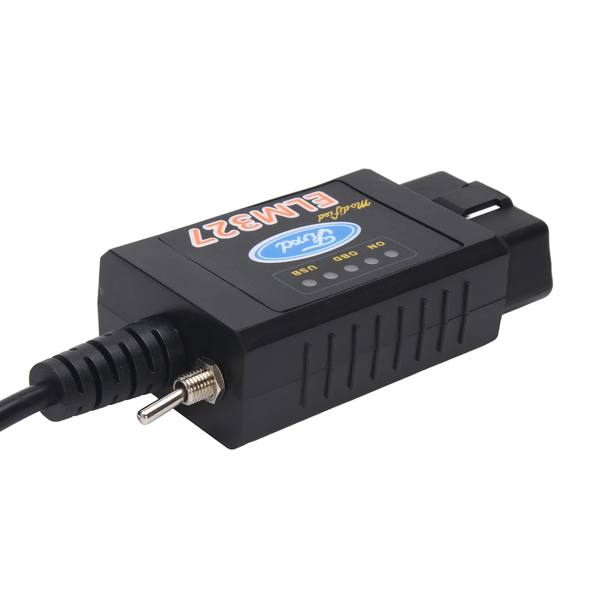1 шт. черный USB модифицированный ELM327 сканер инструмент и компакт дисков для Ford MS CAN