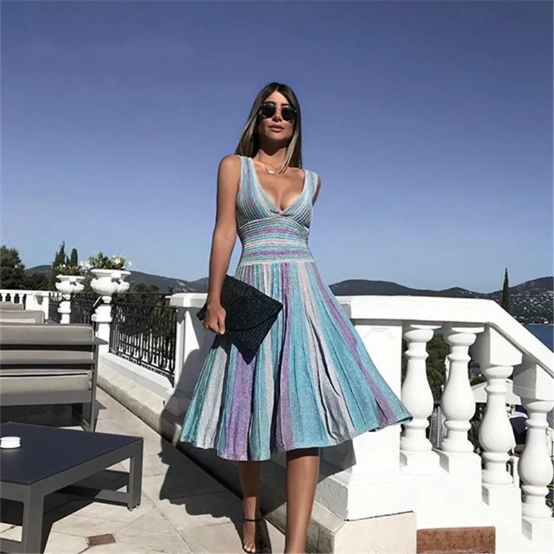 

Ladies vestidos Sleeveless Women Summer Dress Vintage Sexy Casual Beach Dresses Elegant Office Dress Plus Size Women's sundress