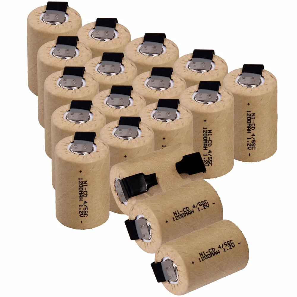 Batteria 4/5SC Con Lamelle Batteria Ricaricabile NiCD 4/5SC - Foto 3