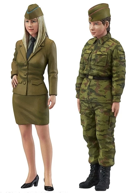 Масштаб 1/35 Современный русский Женский Танк из смолы|Наборы для сборки моделей| |