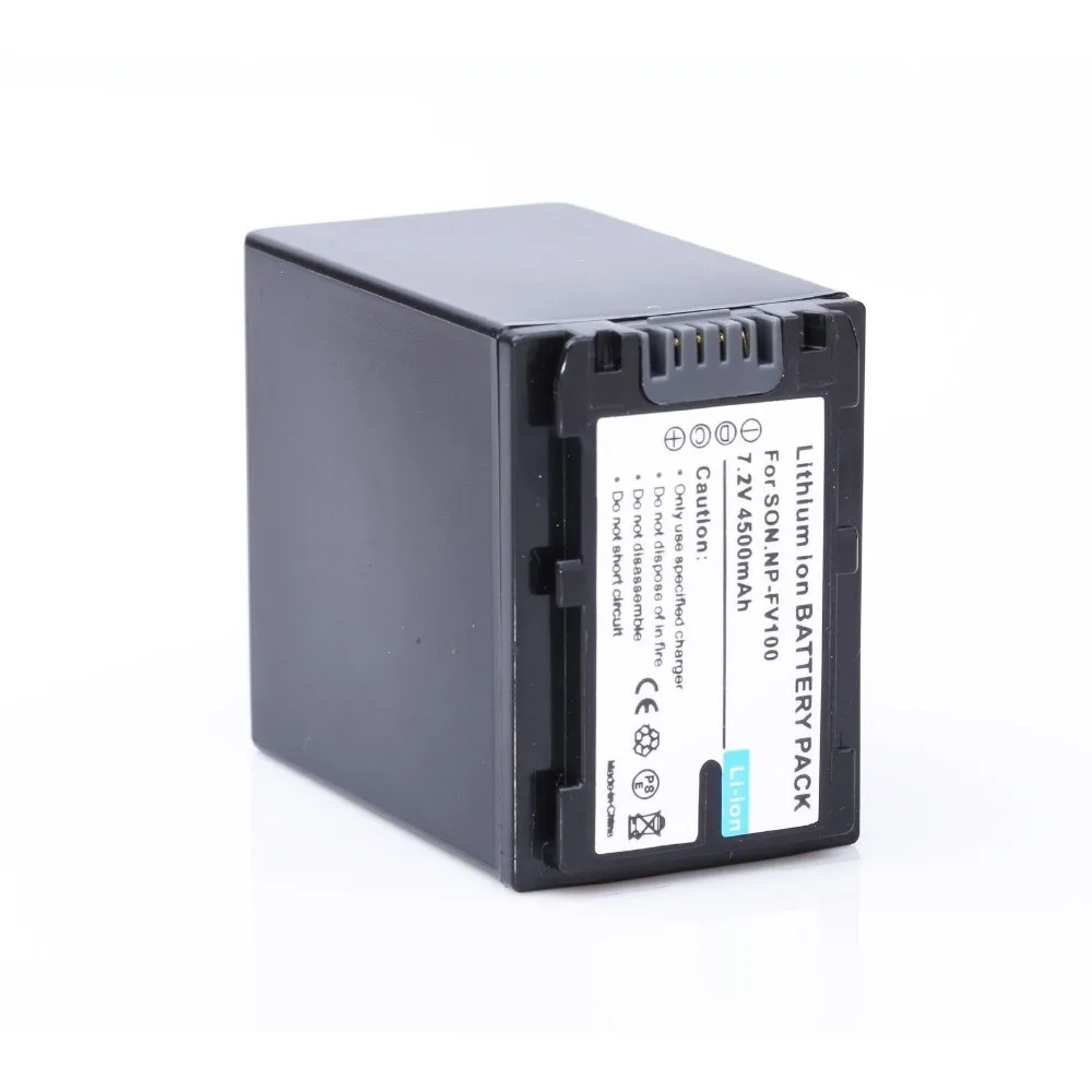 1 шт 4500 mAh NP-FV100 FV100 Батарея+ Зарядное устройство для sony FV30 FV50 FV70 SX83E SX63E, для sony аксессуары