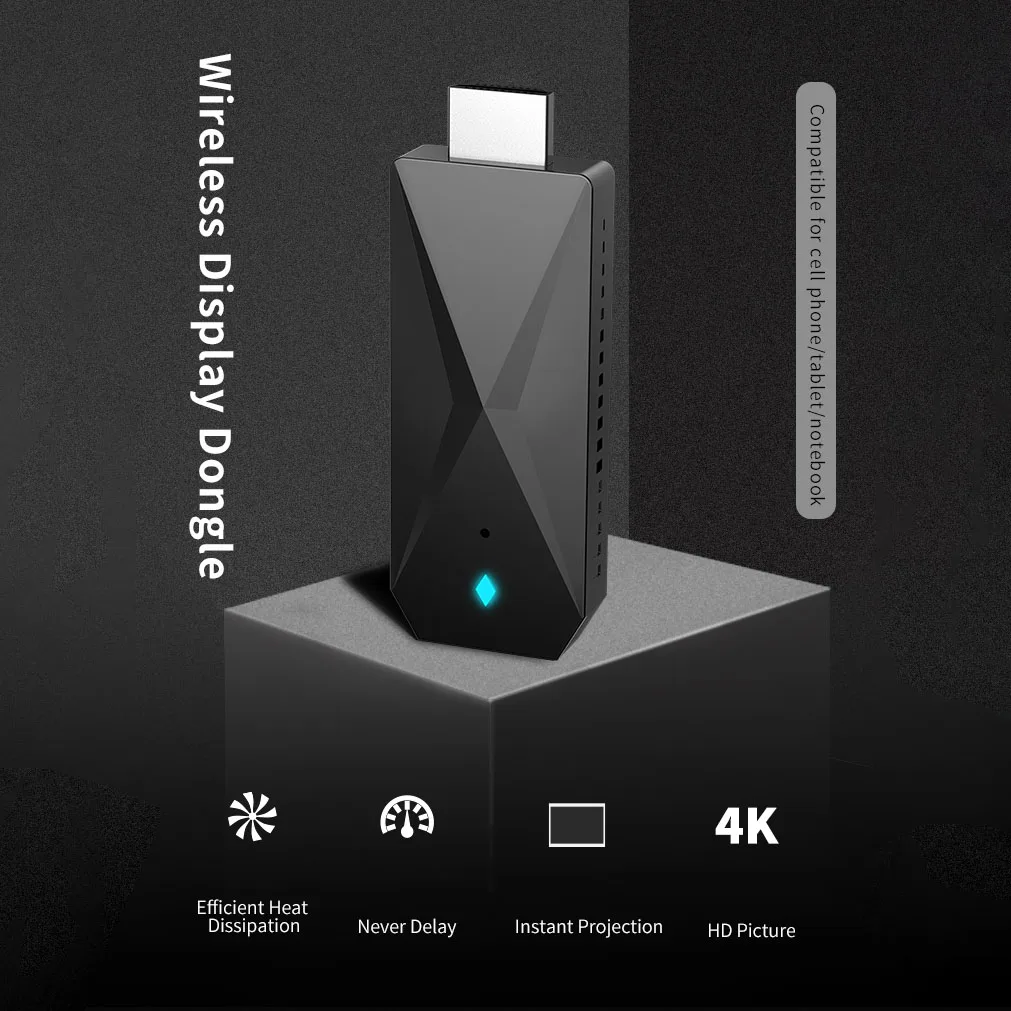 Mirascreen D3 Wifi 2,4G/5G Дисплей ТВ ключ 4K Miracast Airplay отзеркаливание DLNA к Hdtv для телефона Ios Android Crome Cast