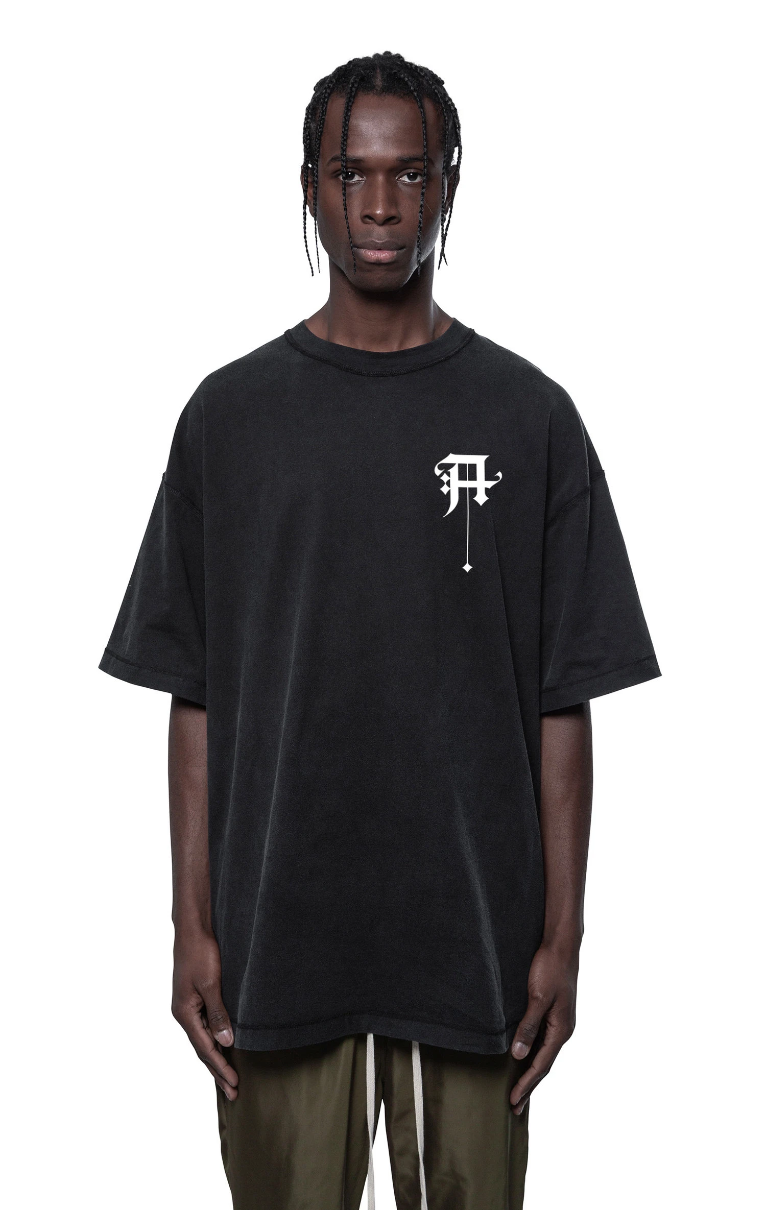 19SS ARNODEFRANCE футболка 1:1 Топ Версия Harajuku хлопок топ в стиле "оверсайз" футболки для девочек для мужчин женщин High Street Хип Хоп туман