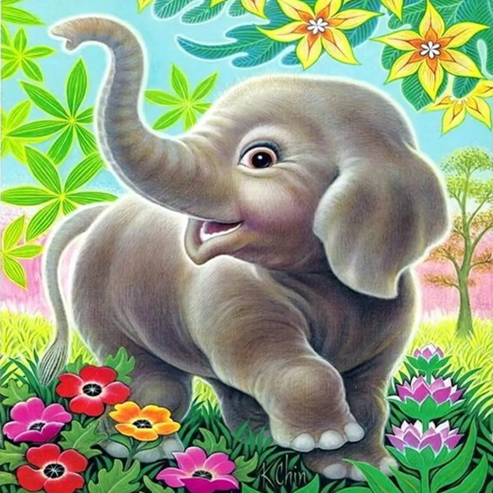 Cartoon-Elephant-Diamond-Embroidery-needlework-5D-diy-diamond-painting-children-room-wall-decor-cross-stitch-painting (1)
