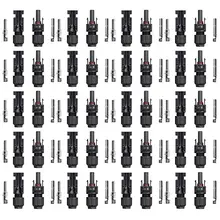 Factory Price 20 Pairs MC4 Connector Male/ Female Safety Seal Ring Waterproof Solar Panel Cable Connectors