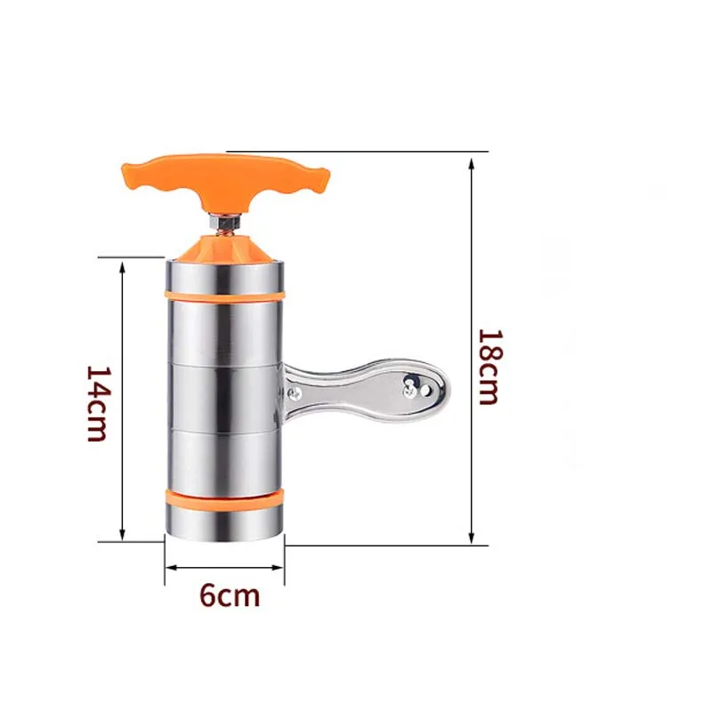 5 режимов из нержавеющей стали Паста лапши машина ручной работы Лапша Пресс спагетти машина Para Hacer лапша фрукты пресс