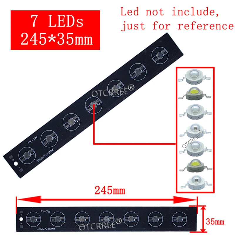 7 LEDs