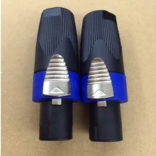 Тип NL4FX Speakon 4 полюсный разъем мужской коннекторы для аудио колонок