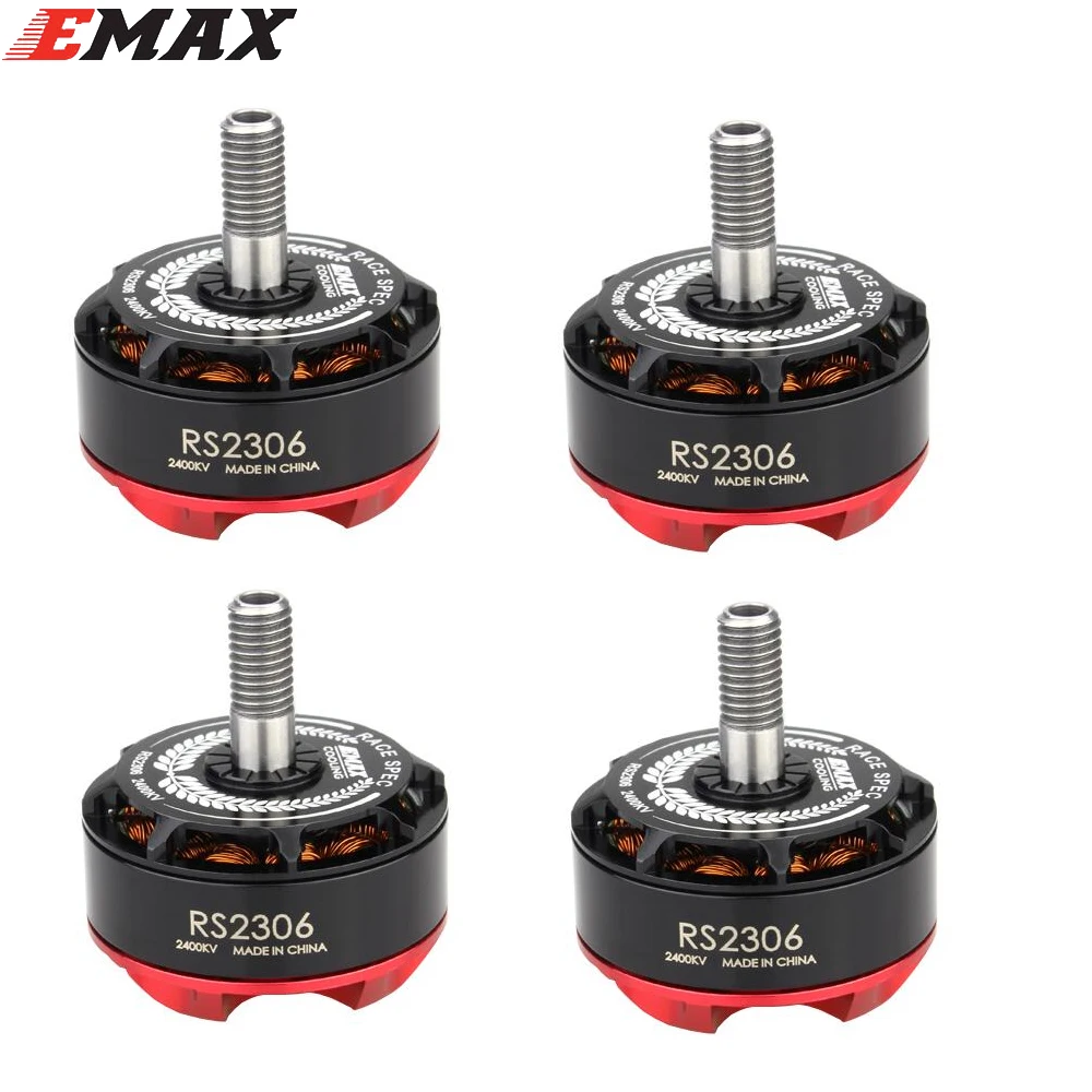 4 шт./лот EMAX RS2306 2400KV/2750KV двигатель 3-4S гоночный мотор для FPV RACER Quadcopter RC Drone Aircraft |