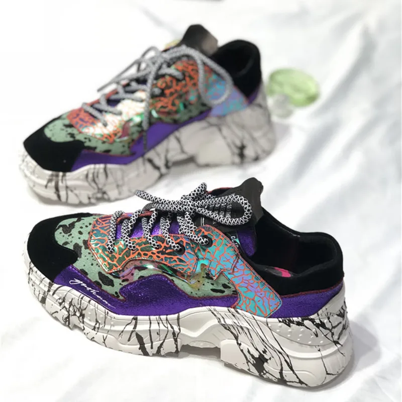 as Dentelle Automne Pic Dames Femme Haute Zapatos forme Sneakers Plate Cuir Talons De Up Feminino Pic Chaussures Sapato En Mujer As Femmes fRqFBzcxw