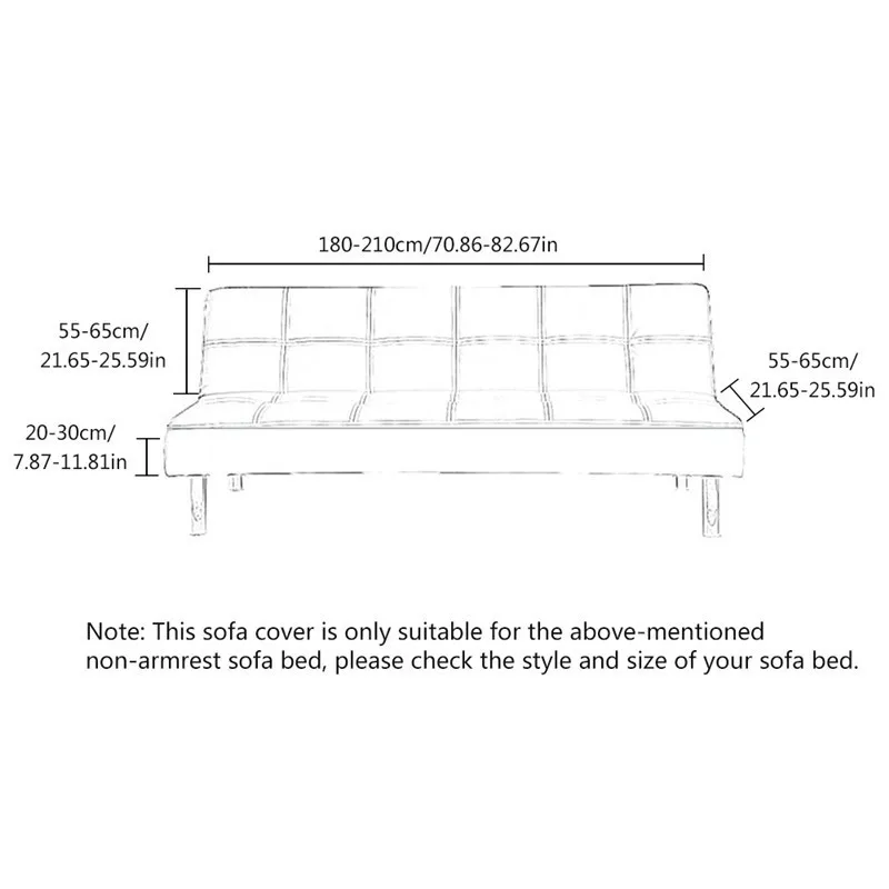 Armless Sofa Chair Slipcovers Tight Wrap All inclusive Slip resistant Elastic Cubre Towel Soft Corner Bed Couch Cover|couch cover|sofa couch