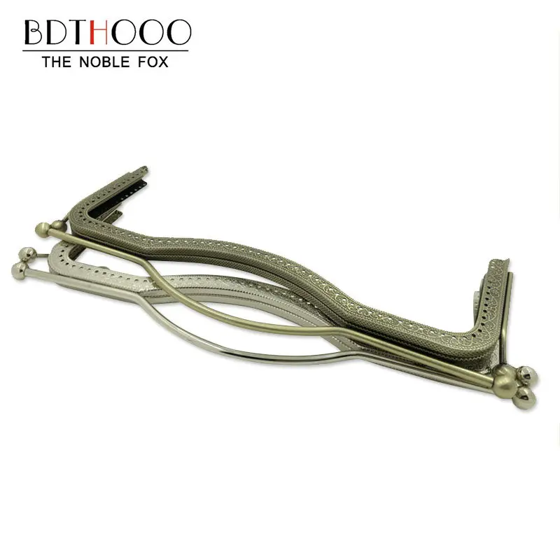 

10pcs 27cm Lips Metal Purse Frame Handle DIY Kiss Clasp Lock for Women Clutch Handbag Hardware Antique Bronze Bag Accessories