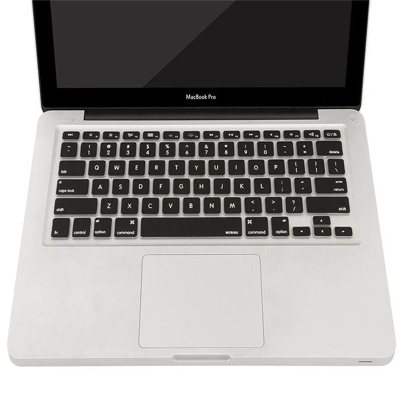 MOSISO EU/US водонепроницаемый силиконовый чехол для клавиатуры Черный Apple Macbook Air