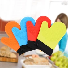1 шт цвет случайные перчатки для микроволновой печи Силиконовые Прихватки для духовки противоскользящие формы для выпечки Кухня Выпечка тортов Инструменты для выпечки