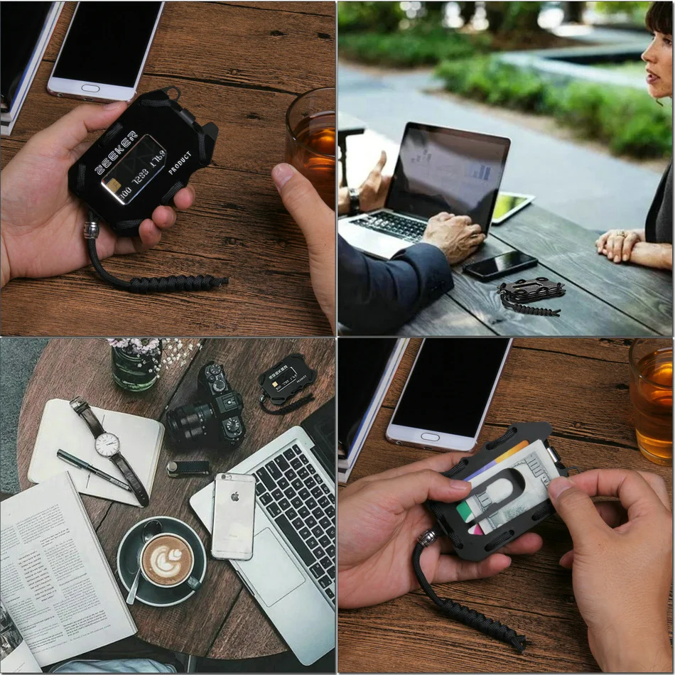 Men's The Aluminum Cash Strap Wallet - Image 5