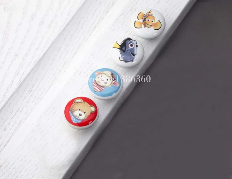 Children room cartoon handle Finding Nemo knob han...